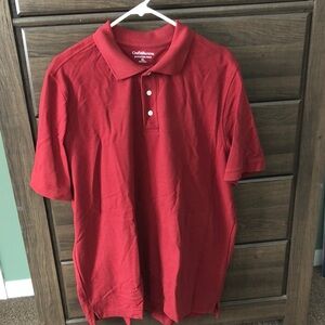 Croft & Barrow Red Polo Shirt for Men